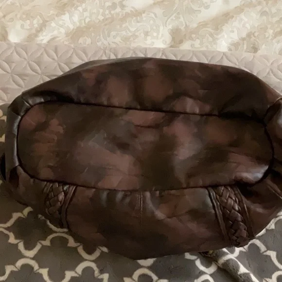 Angel Barcelo Roomy Large Coffee Brown Fashion Hobo Shoulder Handbag NWOT - Picture 10 of 14